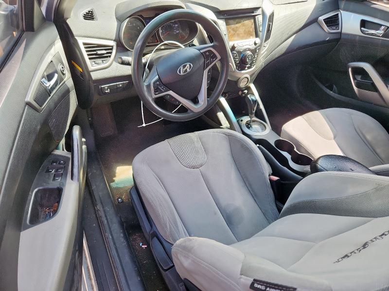 KMHTC6ADXCU036716 - 2012 HYUNDAI VELOSTER SILVER photo 8