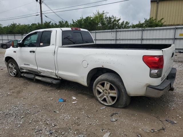5TFCV54107X003738 - 2007 TOYOTA TUNDRA DOUBLE CAB SR5 WHITE photo 2
