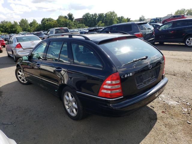 WDBRH81J13F367866 - 2003 MERCEDES-BENZ C 240 SPORTWAGON 4MATIC BLACK photo 2