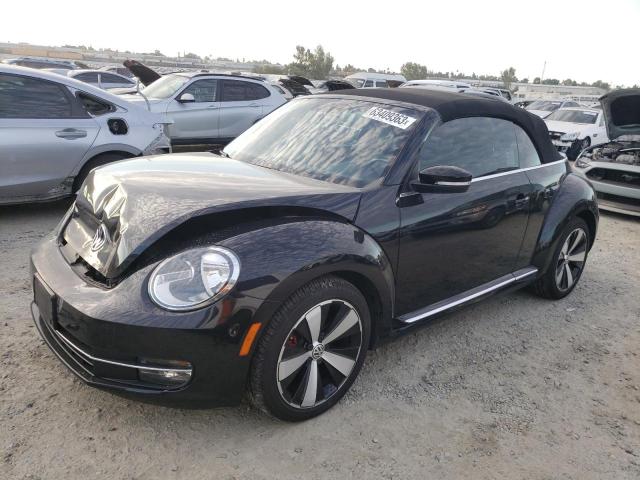 3VW7A7AT5DM813105 - 2013 VOLKSWAGEN BEETLE TURBO BLACK photo 1