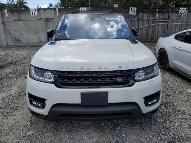 SALWR2PF1GA122885 - 2016 LAND ROVER RANGE ROVE HSE WHITE photo 5