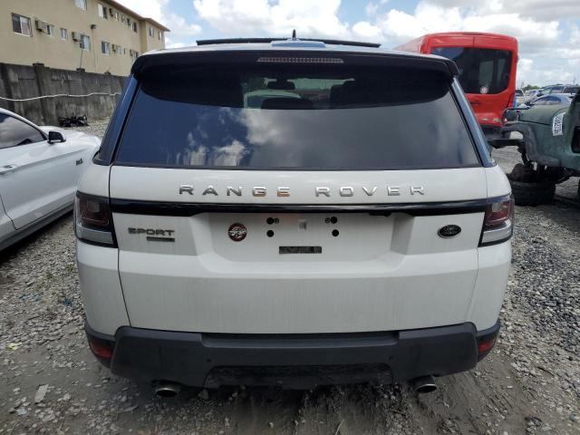 SALWR2PF1GA122885 - 2016 LAND ROVER RANGE ROVE HSE WHITE photo 6
