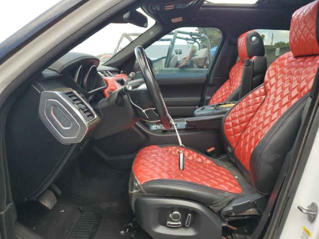 SALWR2PF1GA122885 - 2016 LAND ROVER RANGE ROVE HSE WHITE photo 7