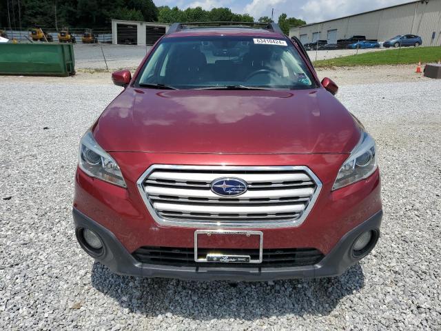 4S4BSAHC2H3371450 - 2017 SUBARU OUTBACK 2.5I PREMIUM MAROON photo 5