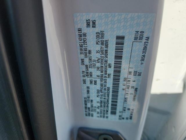 1FMCU9HD9KUA92360 - 2019 FORD ESCAPE SEL Ağ foto 13