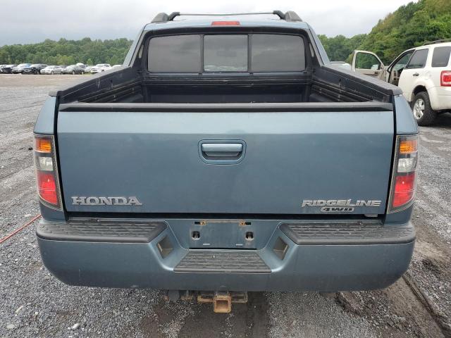 2HJYK16516H548417 - 2006 HONDA RIDGELINE RTL BLUE photo 6