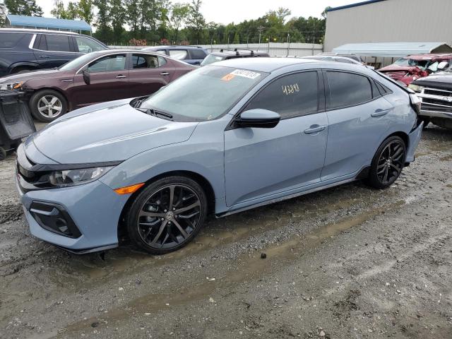 SHHFK7H48LU225369 - 2020 HONDA CIVIC SPORT 蓝色 照片 1