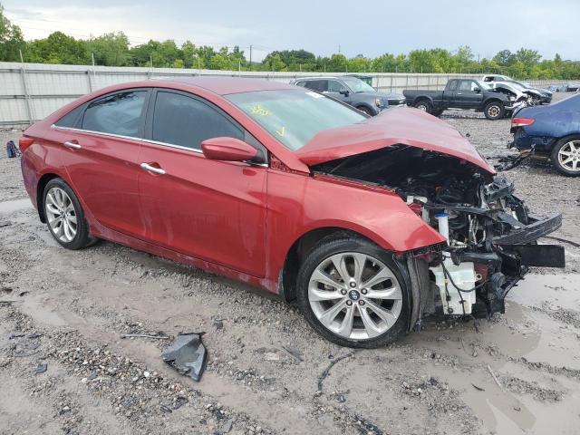 5NPEC4AC9DH583626 - 2013 HYUNDAI SONATA SE RED photo 4