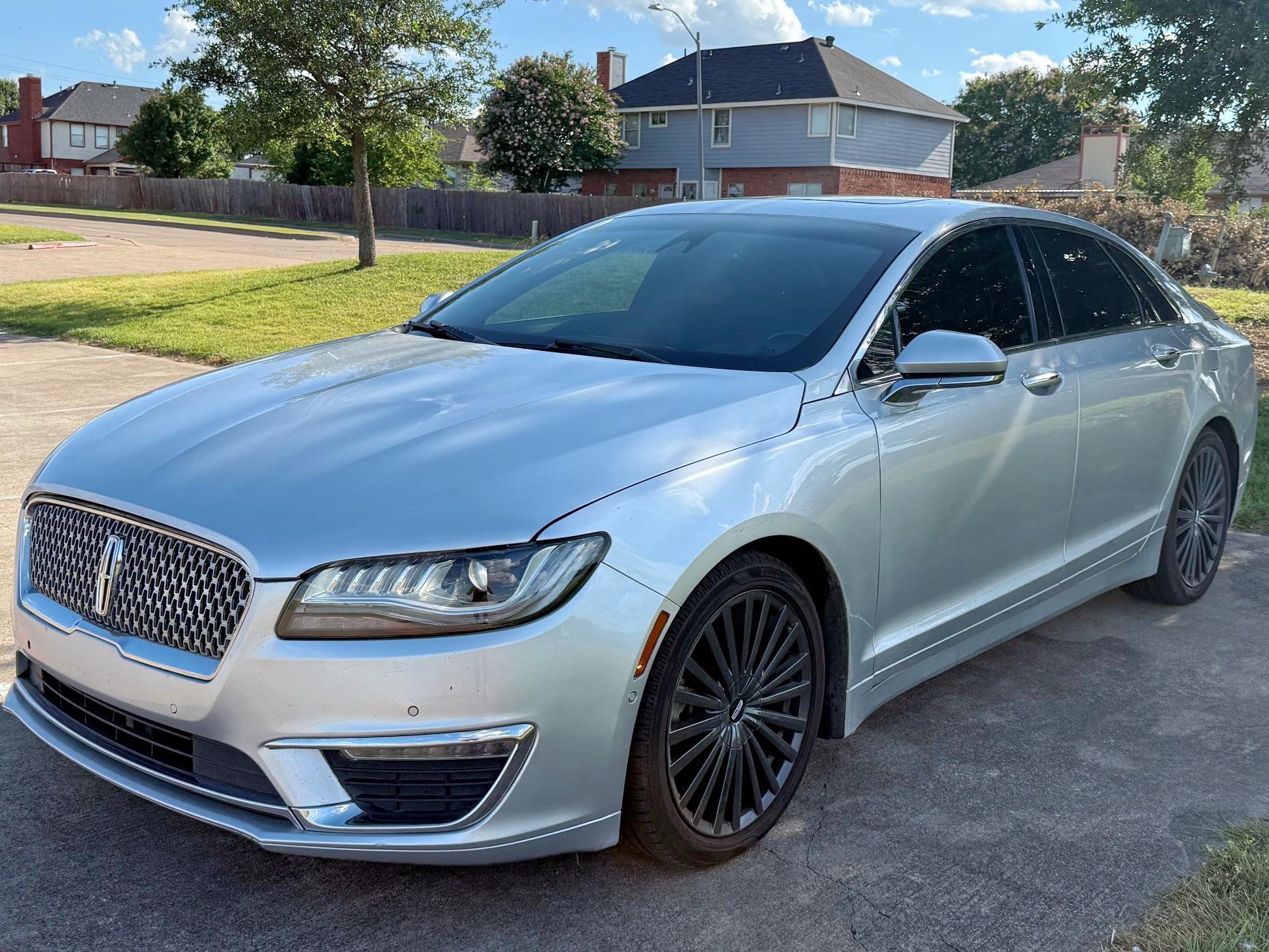 3LN6L5E96HR649914 - 2017 LINCOLN MKZ RESERVE SILVER photo 2