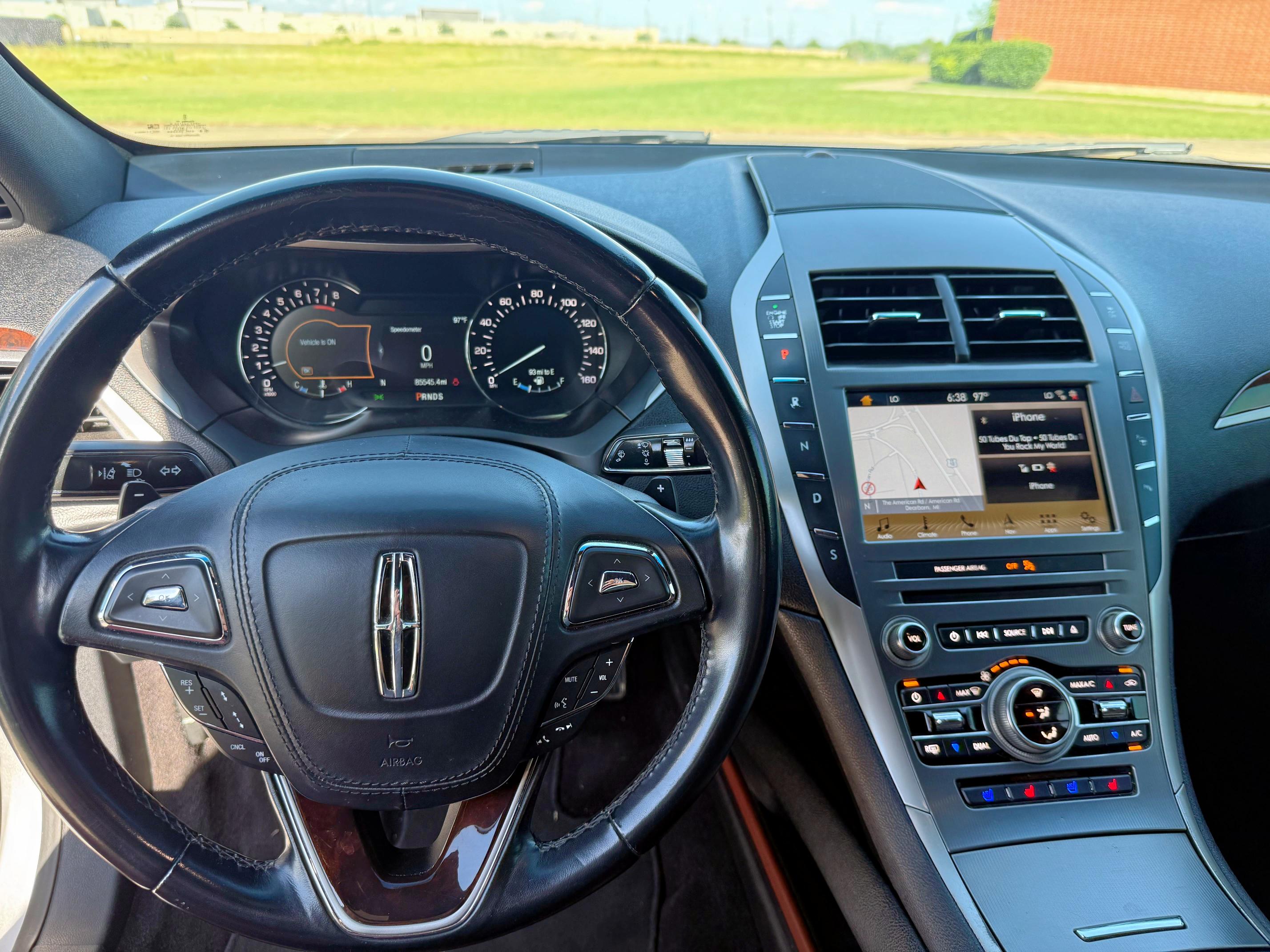 3LN6L5E96HR649914 - 2017 LINCOLN MKZ RESERVE SILVER photo 9