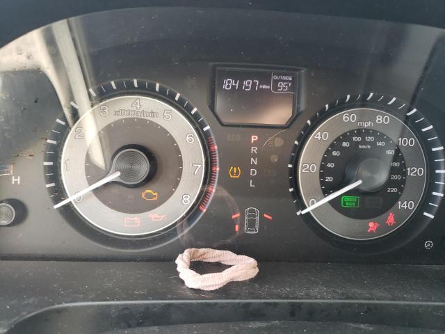 5FNRL5H68DB078487 - 2013 HONDA ODYSSEY EXL შავი ფოტო 9