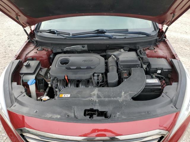 5NPE34AF2FH063068 - 2015 HYUNDAI SONATA SPORT RED photo 11