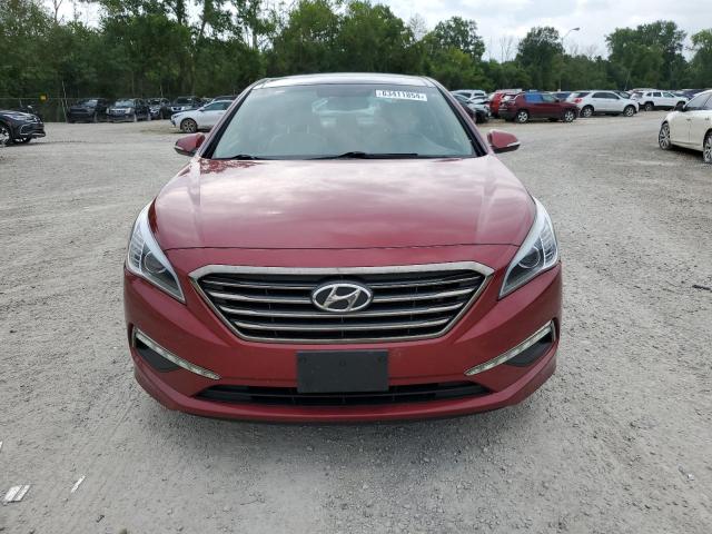 5NPE34AF2FH063068 - 2015 HYUNDAI SONATA SPORT RED photo 5