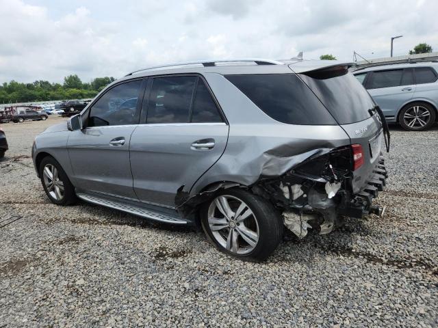 4JGDA5HB9FA484119 - 2015 MERCEDES-BENZ ML 350 4MATIC SILVER photo 2
