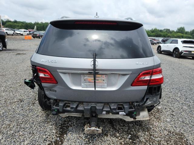 4JGDA5HB9FA484119 - 2015 MERCEDES-BENZ ML 350 4MATIC SILVER photo 6