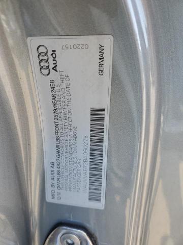 WAUVVAFR2BA050279 - 2011 AUDI S5 PRESTIGE 灰色 照片 12