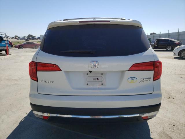 5FNYF6H95HB046525 - 2017 HONDA PILOT TOURING WHITE photo 6