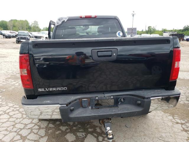 2GCEK13M571665625 - 2007 CHEVROLET SILVERADO K1500 CREW CAB BLACK photo 6