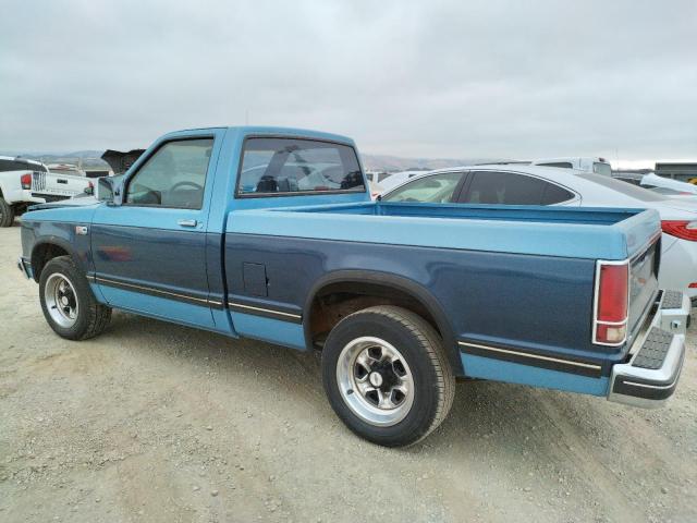 1GCCS14RXH8115417 - 1987 CHEVROLET S TRUCK S10 BLUE photo 2