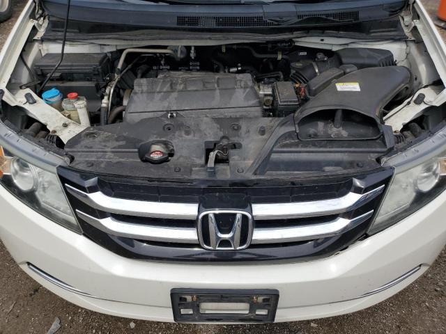 5FNRL5H62HB004648 - 2017 HONDA ODYSSEY EXL WHITE photo 12
