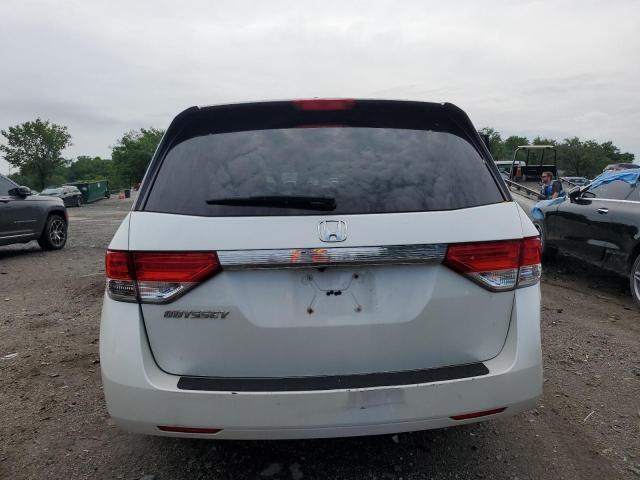 5FNRL5H62HB004648 - 2017 HONDA ODYSSEY EXL WHITE photo 6