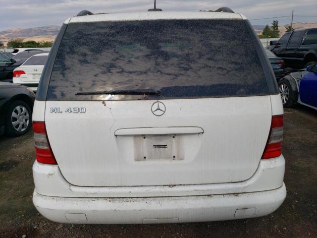 4JGAB72E71A265389 - 2001 MERCEDES-BENZ ML 430 WHITE photo 6