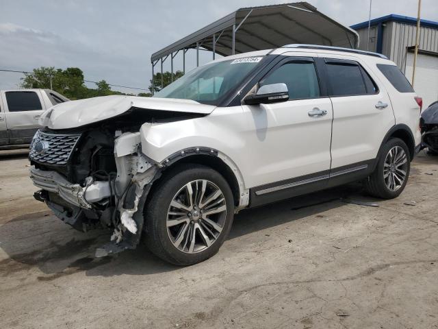 1FM5K8HT6JGA50919 - 2018 FORD EXPLORER PLATINUM WHITE photo 1