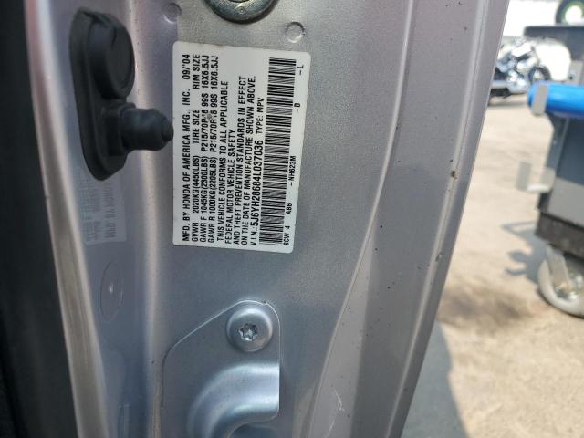 5J6YH28684L037036 - 2004 HONDA ELEMENT EX GRAY photo 13