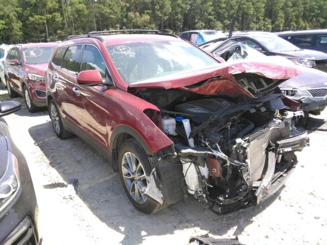 KM8SM4HF2JU275419 - 2018 HYUNDAI SANTA FE SE BURGUNDY photo 4