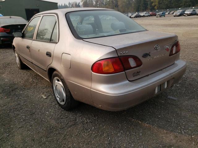 2T1BR12E8XC147745 - 1999 TOYOTA COROLLA VE TAN photo 3