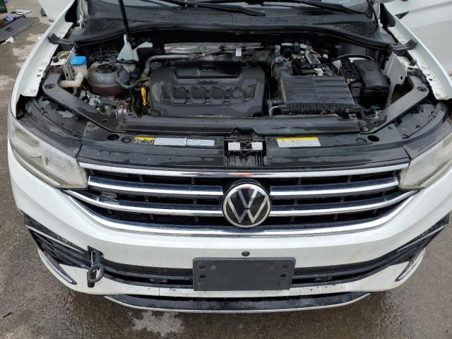 3VV4B7AX9NM003369 - 2022 VOLKSWAGEN TIGUAN SEL R-LINE WHITE photo 12