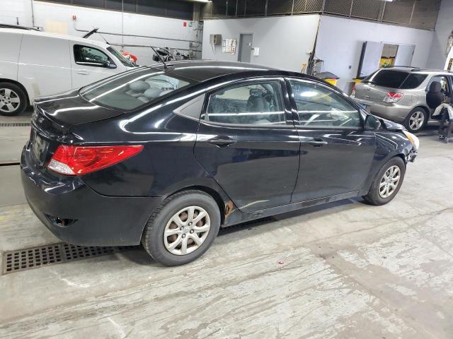 KMHCT4AE7CU049629 - 2012 HYUNDAI ACCENT GLS 黑色 照片 3