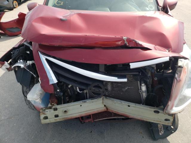 3N1CN7AP3KL829253 - 2019 NISSAN VERSA S RED photo 11