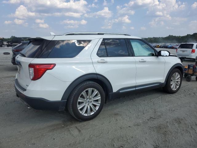 1FMSK7FH9LGB60734 - 2020 FORD EXPLORER LIMITED WHITE photo 3