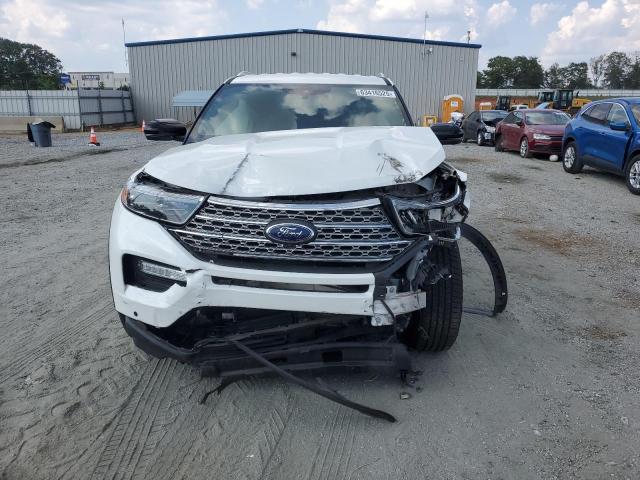 1FMSK7FH9LGB60734 - 2020 FORD EXPLORER LIMITED WHITE photo 5