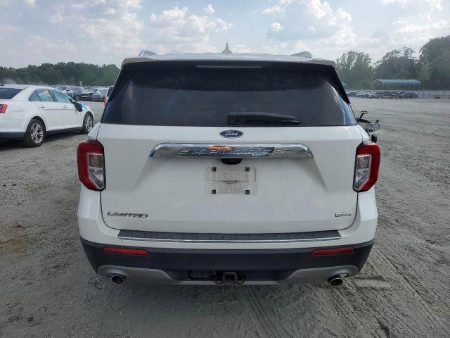 1FMSK7FH9LGB60734 - 2020 FORD EXPLORER LIMITED WHITE photo 6