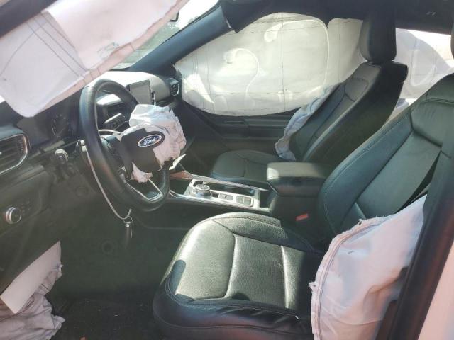 1FMSK7FH9LGB60734 - 2020 FORD EXPLORER LIMITED WHITE photo 7