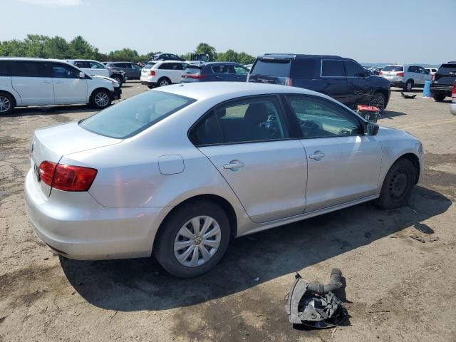 3VW2K7AJ4CM349678 - 2012 VOLKSWAGEN JETTA BASE SILVER photo 3