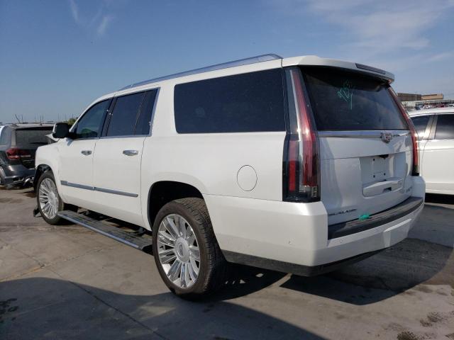 1GYS4KKJ7LR107698 - 2020 CADILLAC ESCALADE ESV PLATINUM თეთრი ფოტო 2