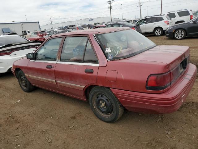 3MAPM10J6MR601100 - 1991 MERCURY TRACER RED photo 2