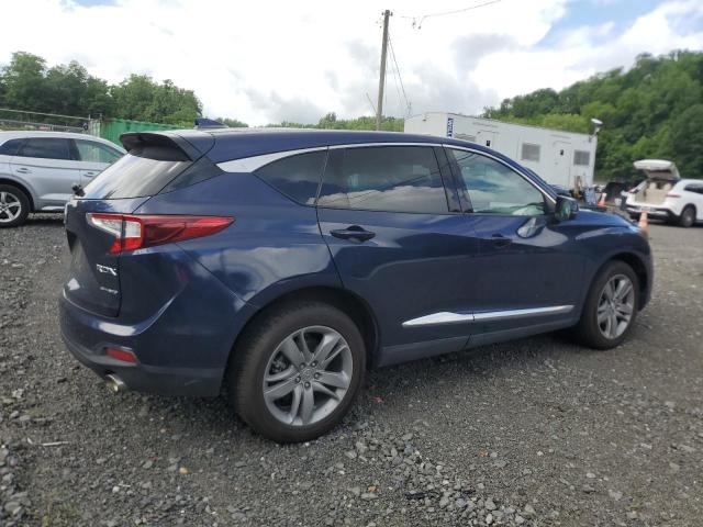 5J8TC2H74KL022734 - 2019 ACURA RDX ADVANCE BLUE photo 3