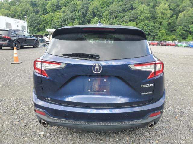 5J8TC2H74KL022734 - 2019 ACURA RDX ADVANCE BLUE photo 6