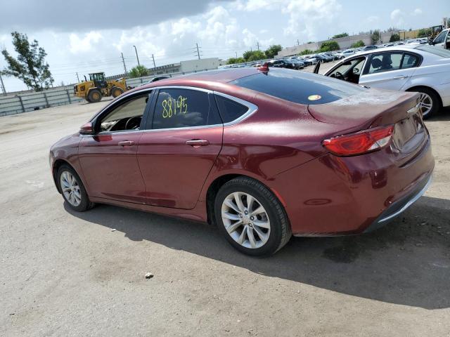 1C3CCCCG5FN627517 - 2015 CHRYSLER 200 C RED photo 2