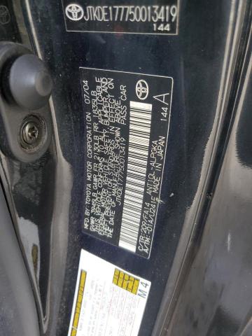 JTKDE177750013419 - 2005 TOYOTA SCION TC 蓝色 照片 12