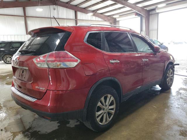 KNMAT2MV6GP654242 - 2016 NISSAN ROGUE S BURGUNDY photo 3