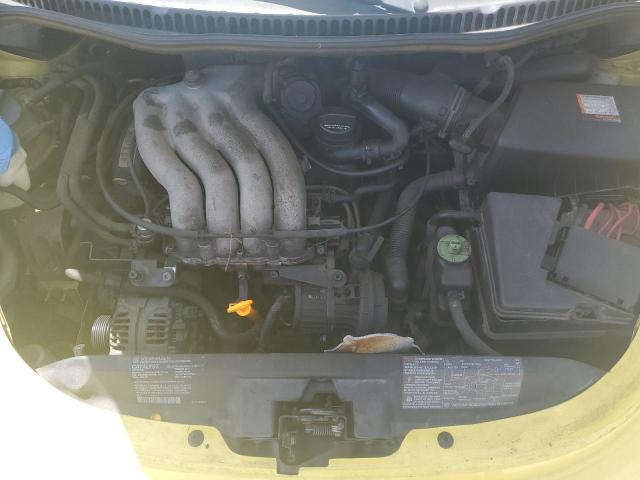3VWBT21C81M407659 - 2001 VOLKSWAGEN NEW BEETLE GL 黄色 照片 11