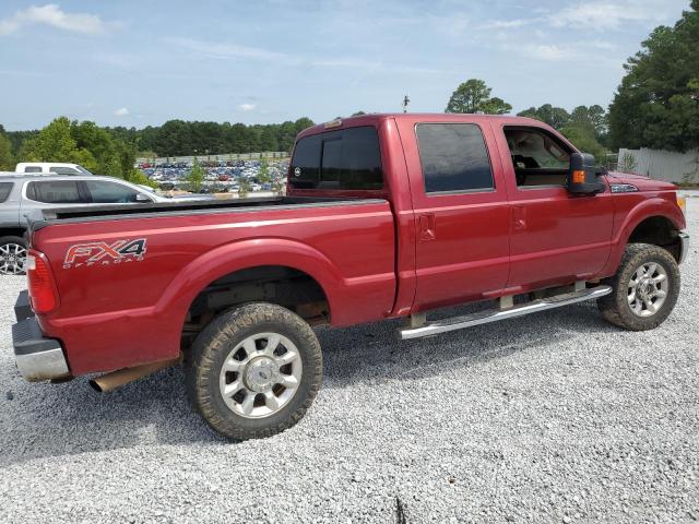 1FT7W2B65FEA95242 - 2015 FORD F250 SUPER DUTY RED photo 3