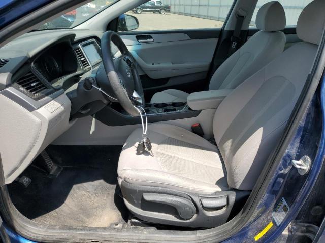 5NPE24AF9JH718340 - 2018 HYUNDAI SONATA SE BLUE photo 7