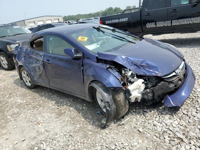 5NPDH4AEXDH296360 - 2013 HYUNDAI ELANTRA GLS BLUE photo 4