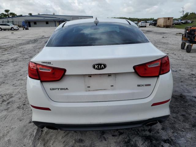 5XXGN4A7XFG393757 - 2015 KIA OPTIMA EX WHITE photo 6